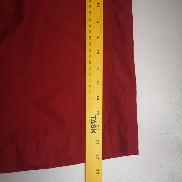 Izod Ladies Size 12 X-tra Dry Ankle Length Red Straight Wide Legs Golf Pants - Picture 12 of 12